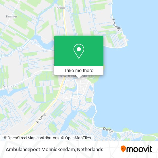 Ambulancepost Monnickendam map