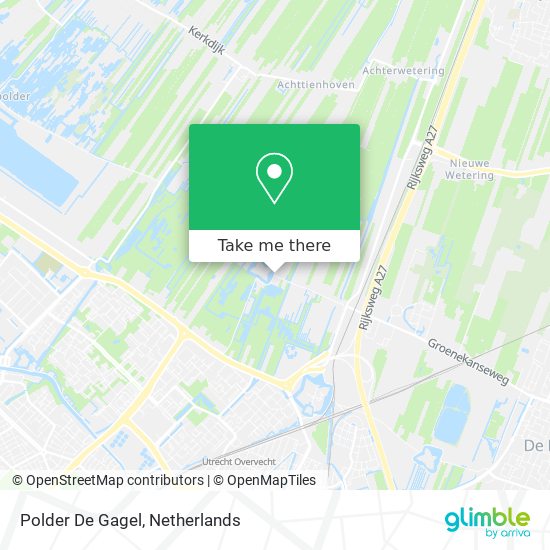 Polder De Gagel map