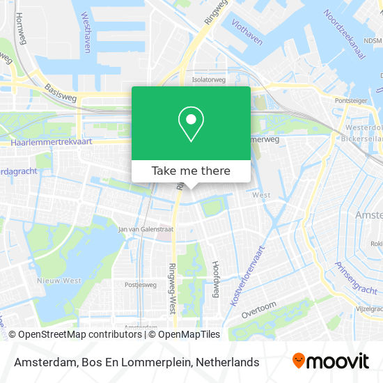 Amsterdam, Bos En Lommerplein map