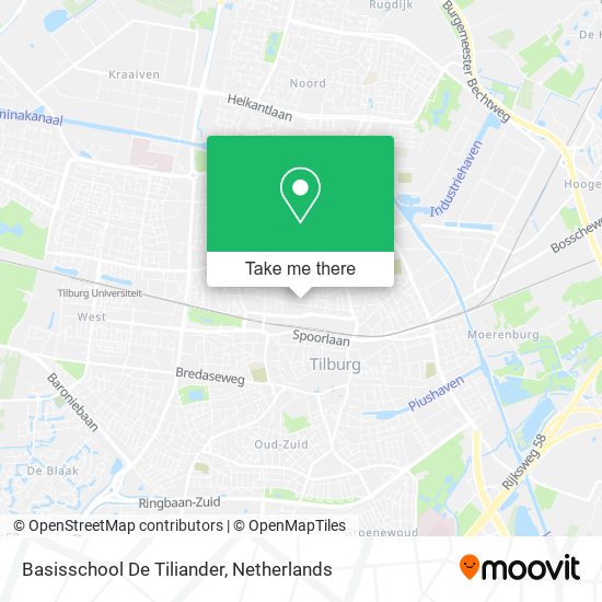 Basisschool De Tiliander map
