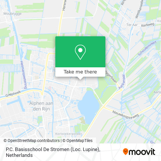P.C. Basisschool De Stromen (Loc. Lupine) map