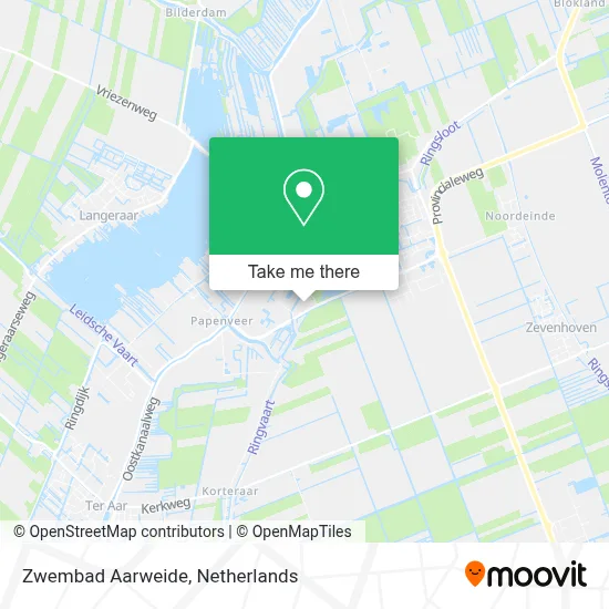 Zwembad Aarweide map