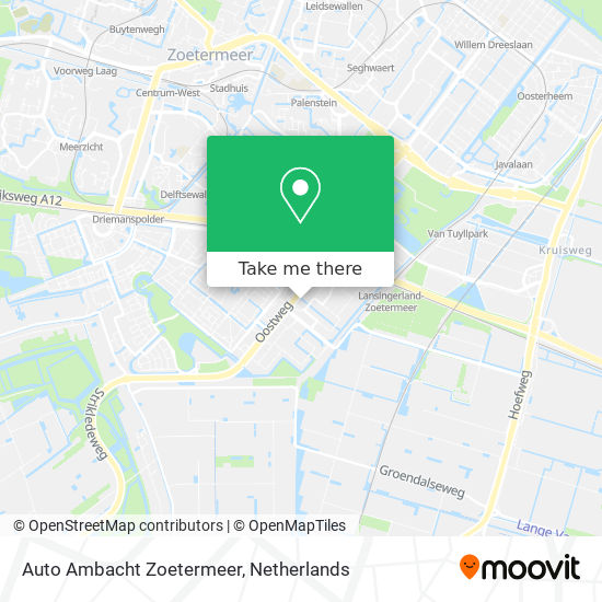 Auto Ambacht Zoetermeer map