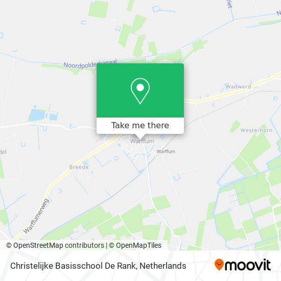 Christelijke Basisschool De Rank map