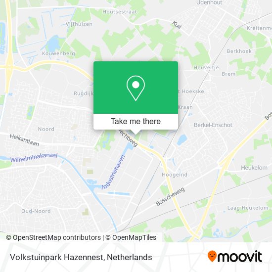 Volkstuinpark Hazennest map