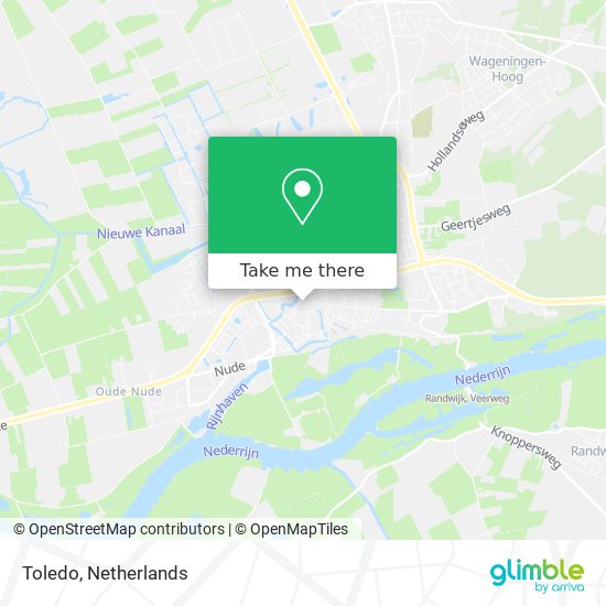 Toledo map