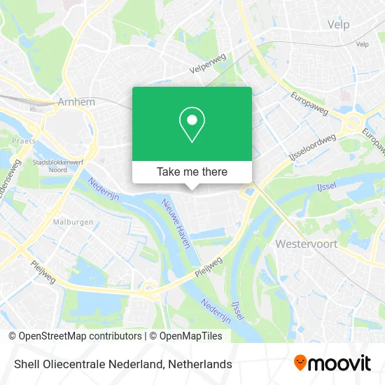 Shell Oliecentrale Nederland map