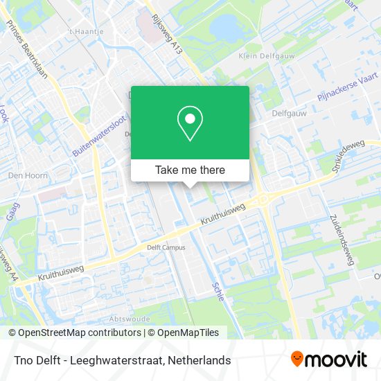 Tno Delft - Leeghwaterstraat map
