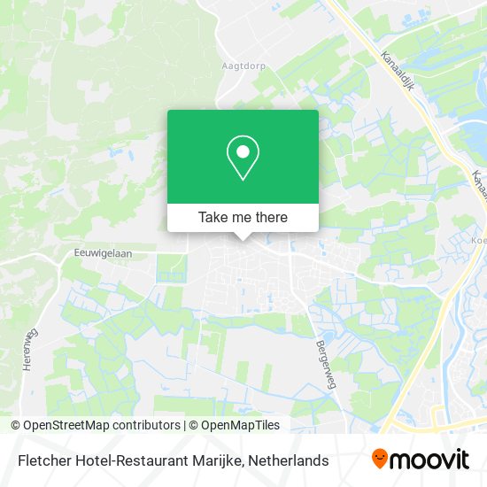 Fletcher Hotel-Restaurant Marijke map