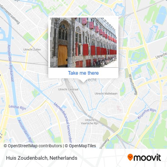 Huis Zoudenbalch map