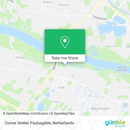 Zomer Atelier Paulusgilde map