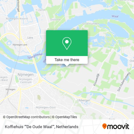 Koffiehuis ""De Oude Waal"" Karte