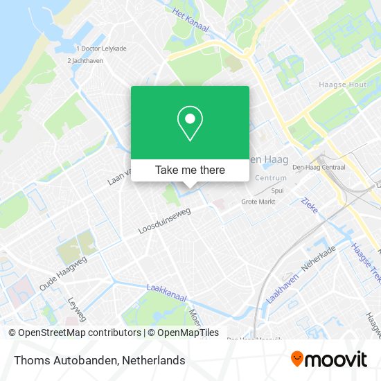 Thoms Autobanden map