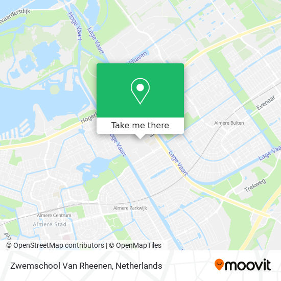 Zwemschool Van Rheenen map