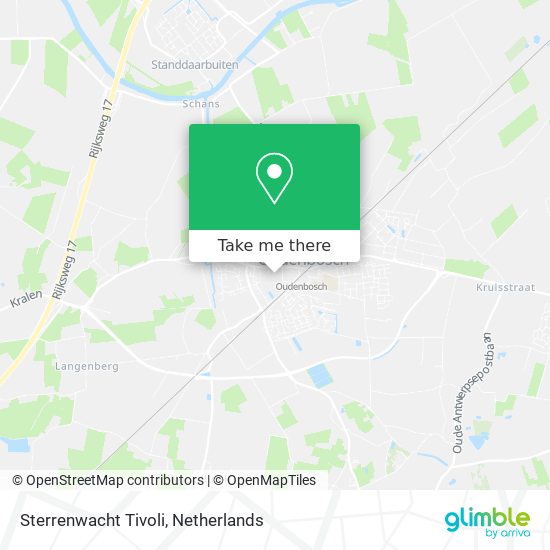 Sterrenwacht Tivoli map