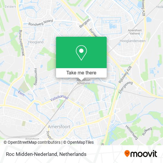 Roc Midden-Nederland map