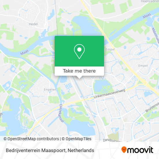 Bedrijventerrein Maaspoort Karte