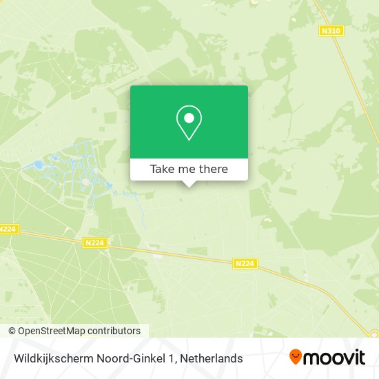 Wildkijkscherm Noord-Ginkel 1 map
