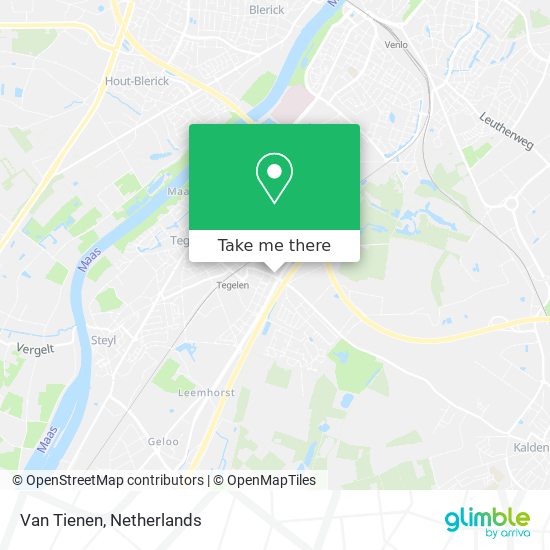 Van Tienen Karte