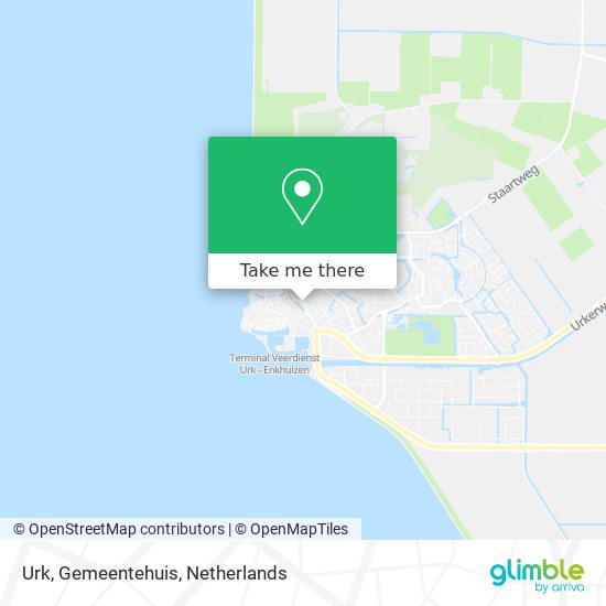 Urk, Gemeentehuis Karte