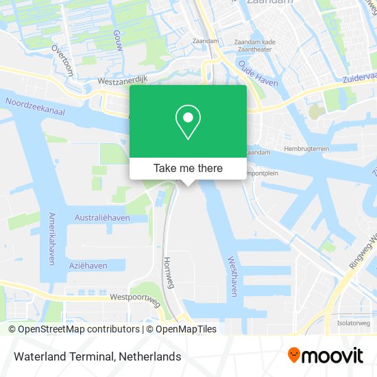 Waterland Terminal map