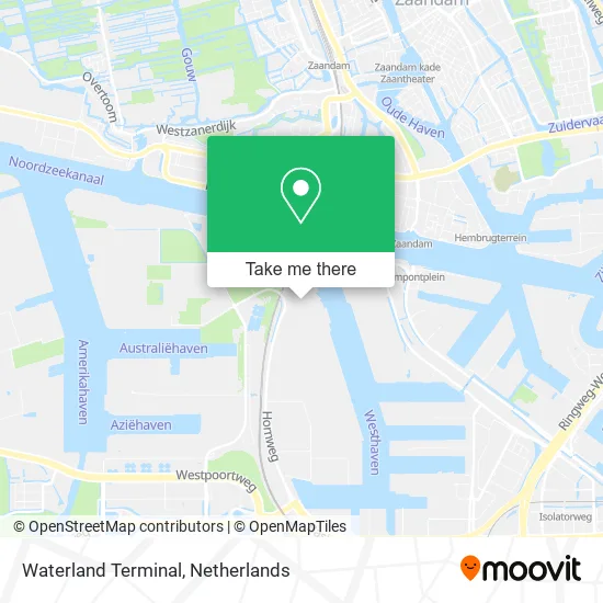 Waterland Terminal Karte