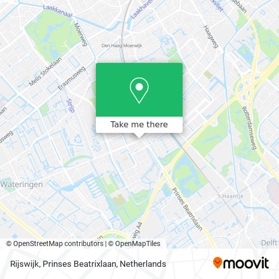 Rijswijk, Prinses Beatrixlaan map