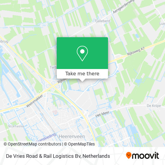 De Vries Road & Rail Logistics Bv map