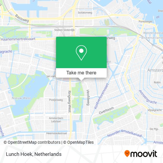 Lunch Hoek map