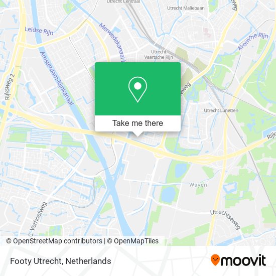 Footy Utrecht map