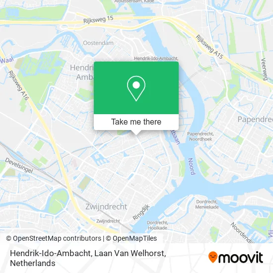 Hendrik-Ido-Ambacht, Laan Van Welhorst Karte