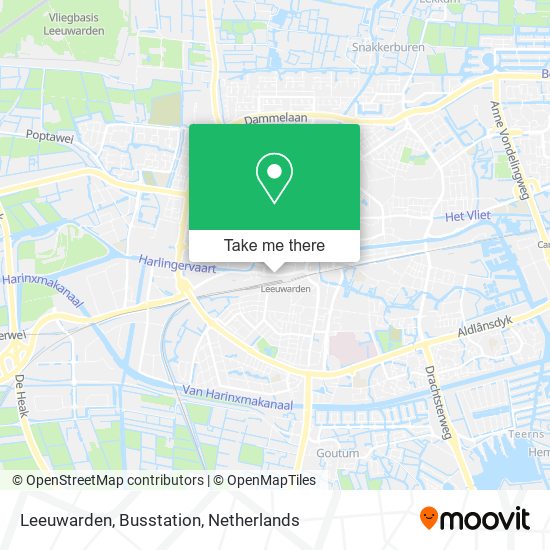 Leeuwarden, Busstation Karte