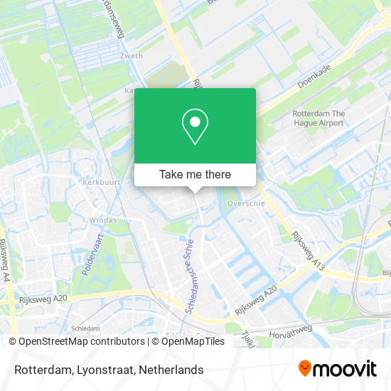 Rotterdam, Lyonstraat map