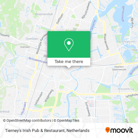 Tierney's Irish Pub & Restaurant map