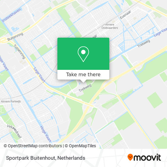 Sportpark Buitenhout map