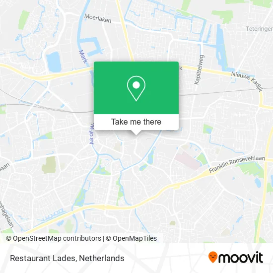 Restaurant Lades map