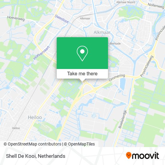 Shell De Kooi map