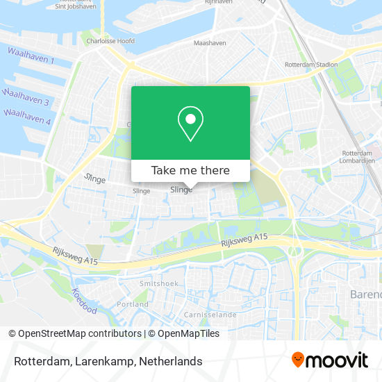 Rotterdam, Larenkamp map