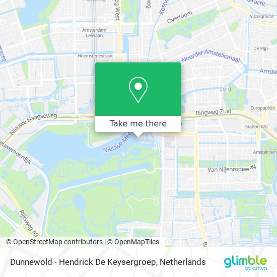 Dunnewold - Hendrick De Keysergroep map