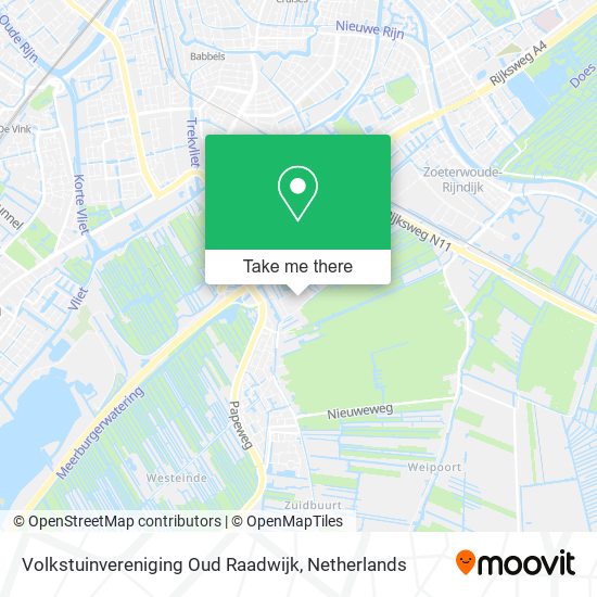 Volkstuinvereniging Oud Raadwijk map