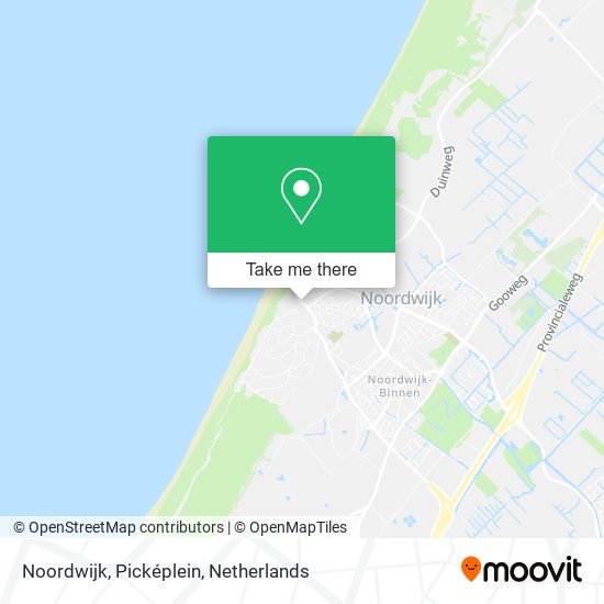 Noordwijk, Picképlein Karte