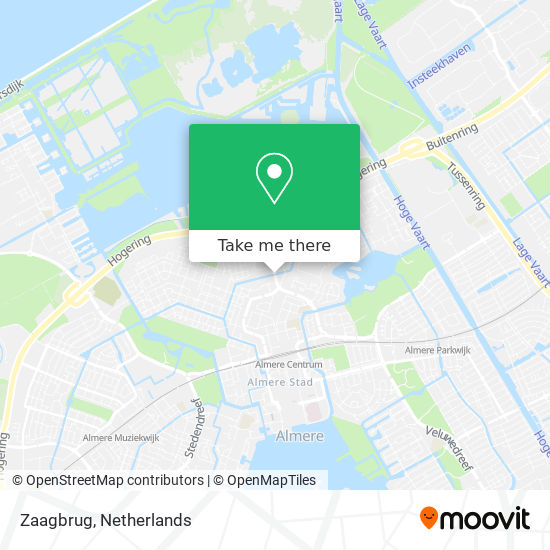 Zaagbrug map