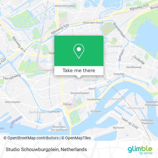 Studio Schouwburgplein Karte