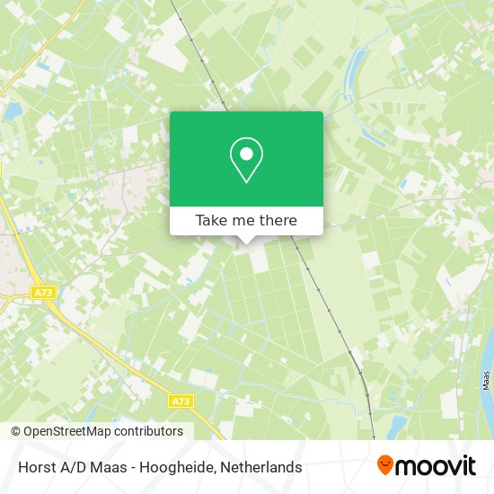 Horst A/D Maas - Hoogheide map