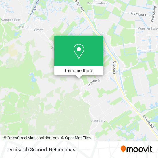 Tennisclub Schoorl map