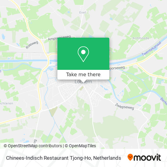 Chinees-Indisch Restaurant Tjong-Ho map