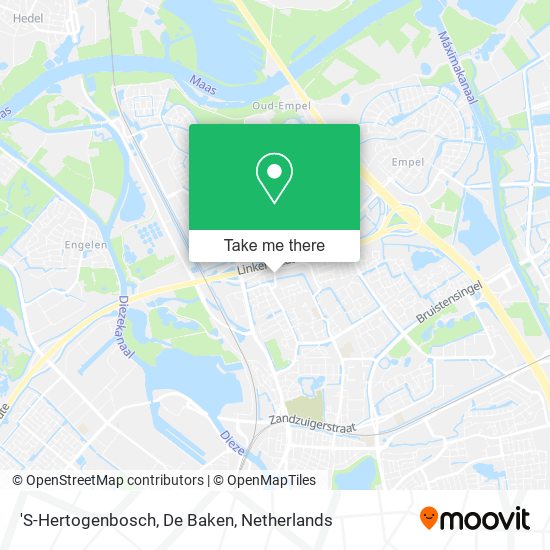 'S-Hertogenbosch, De Baken map