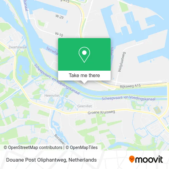 Douane Post Oliphantweg map