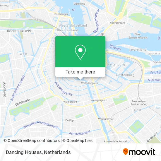 Dancing Houses map