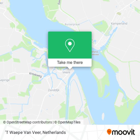 'T Waepe Van Veer map